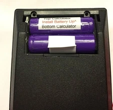 Hewlett Packard Calculator Battery 2800 maH for HP-31E,32E,33E,33C,34C,37E 38CE