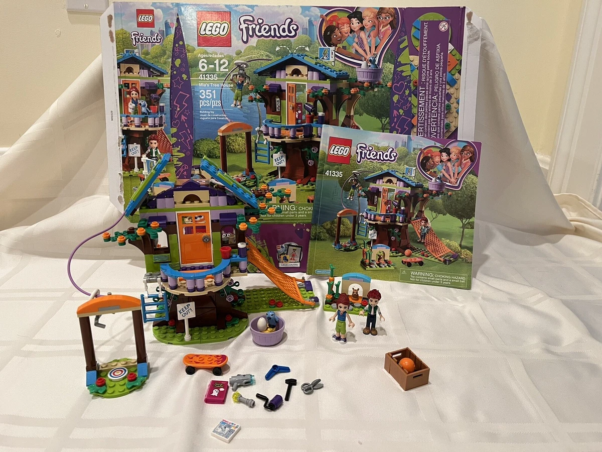 LEGO Friends Mia s Tree House 41335 complete set w Manual