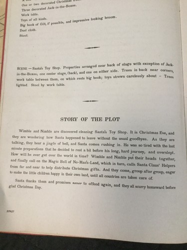 1935 THE MAGIC CHRISTMAS BELL Operetta for Grades (Christie) Music Play BOOK - Picture 6 of 9