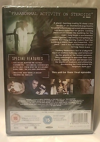 GRAVE ENCOUNTERS New And Sealed DVD R2 Paranormal Spooky Ghost Entity Horror - Picture 2 of 2
