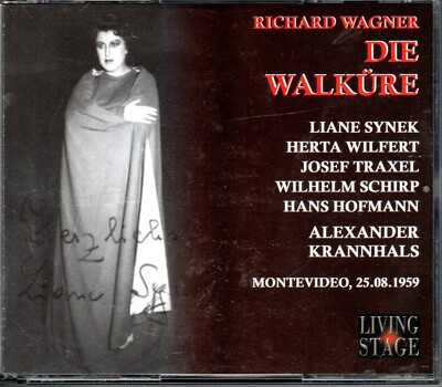 WAGNER - DIE WALKURE - SYNEK - WILFERT - KRANNHALS - 1959 - LIVING STAGE