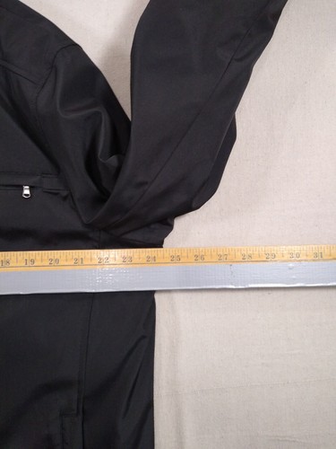 Roundtree & Yorke Jacket Men's L Black Fully Lined Water Resistant Full Zip Coat - Picture 10 of 14