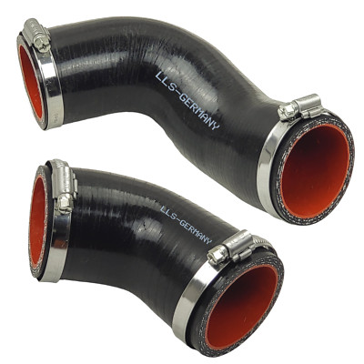 2x TURBO- LADELUFTSCHLAUCH für PEUGEOT BOXER BUS KASTEN 2.2 HDI 1606660380