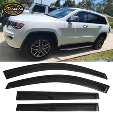 Fits 14-23 Jeep Cherokee Window Visors Rain Sun Guard Vent