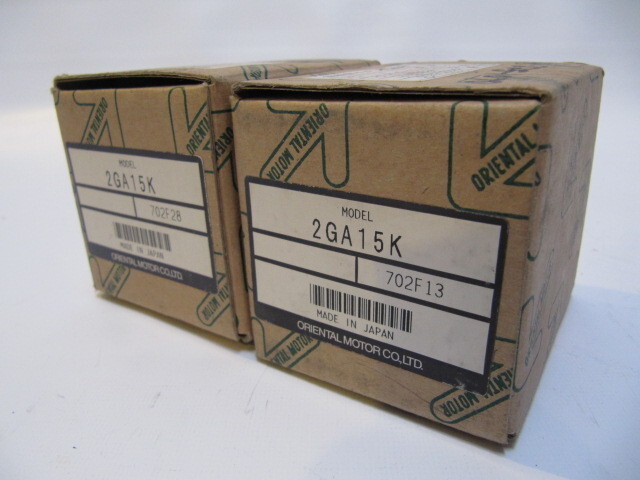 (NEW)   Gear Head 15:1 Ratio 2GA15K #F22