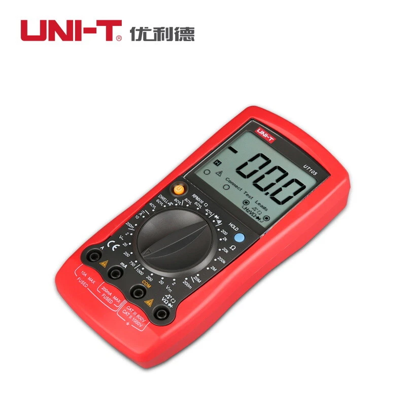 UNI-T Automotive Multimeter Voltmeter Ohmmeter Tach Dwell RPM Diode Test Data Ho - Image 4 of 4