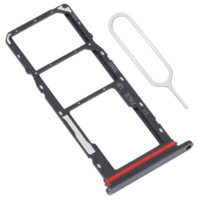 Tiroir Carte SIM Et SD Pour Motorola Moto G22 - Double Slot, Couleur Noir, Pièce De Rechange Neuve | Accessoire Téléphone
