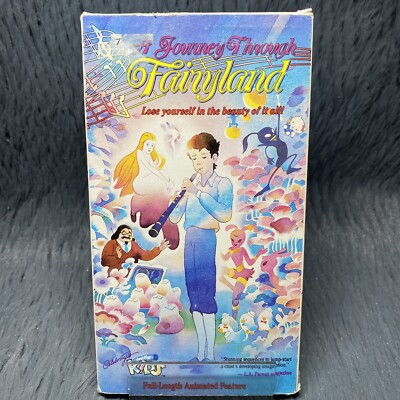 A Journey Through Fairyland VHS Tape 1989 Hello Kitty Sanrio Japan