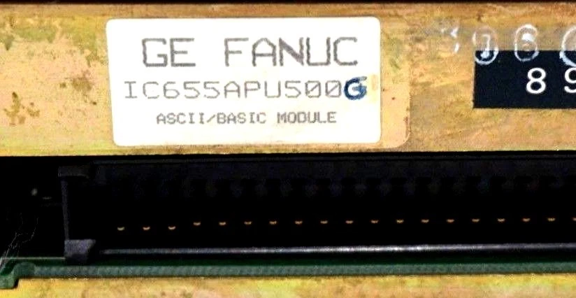 USED GE FANUC IC655APU500G ASCII /BASIC MODULE  IC655APU500 - Image 3 of 3