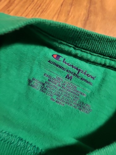 Marshall University Grandparent SS Med Green CHAMPION Tshirt New 38" X 26" - Picture 6 of 8