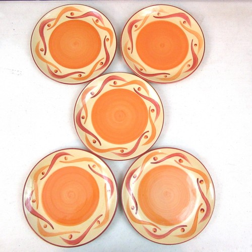 Siena by Gail Pittman 7-7/8" Salad plates EUC set of 5 - Picture 6 of 6