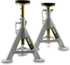 Esco 3 Ton Performance Jack Stand Set w/ Flat Top Rubber Cushion