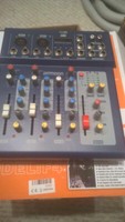 Audio Mixer 4 Channel for Karaoke, Mixing Console