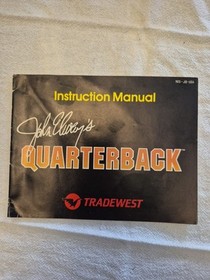 John Elway's Quarterback (Nintendo NES, 1987) Authentic Cartridge TESTED/WORKS!!