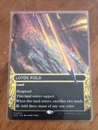 Lotus Field (0023) (Borderless) Edge of Eternities: Stellar Sights MTG