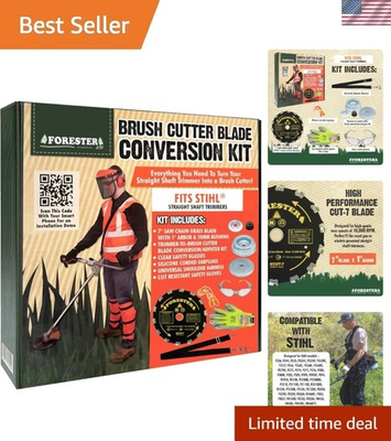 #ad #ad High Performance 7quot; Brush Cutter Kit with Safety Gear Fits Most Stihl Models $97.68