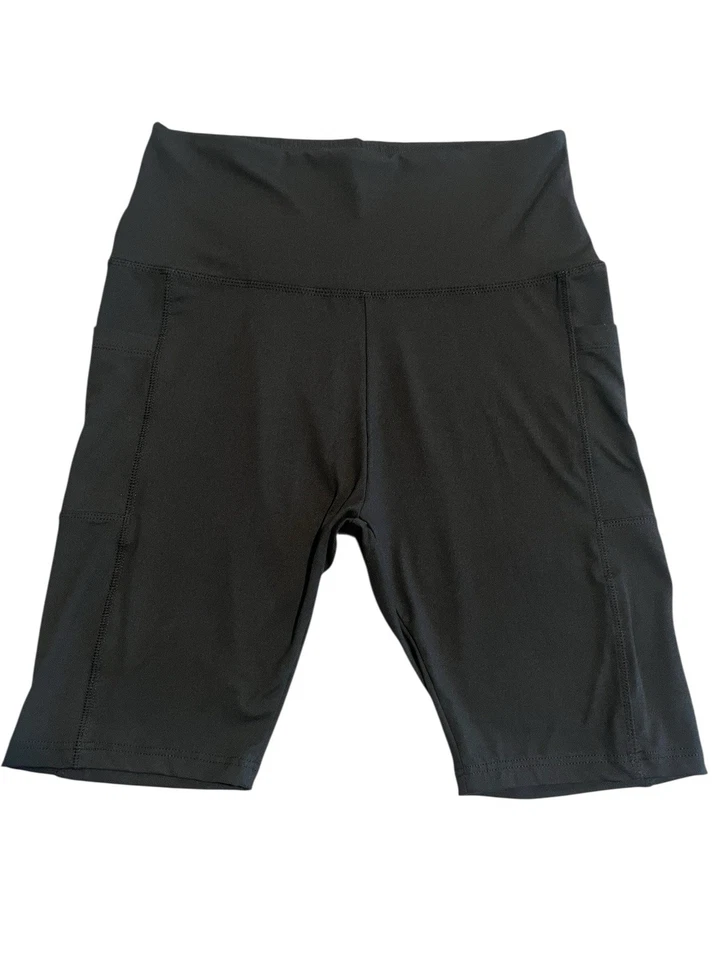 Paquete de 4 pantalones cortos de motociclista Sundwudu para mujer talla L-XL negros bolsillos 8,5 pulgadas Entrepierna nueva con etiquetas Foto 2 de 4