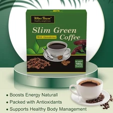Herbal Green Coffee with Ganoderma – Natural Energy & Antioxidant Support Drink