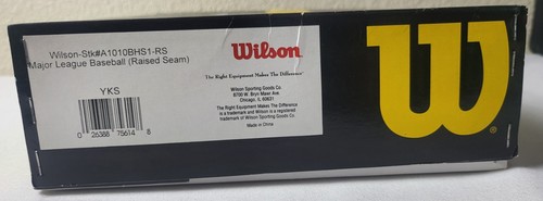 Wilson A1010 HS1 RS BASEBALLS erhöhte Nähte EIN DUTZEND NEU IM KARTON - Bild 4 von 7