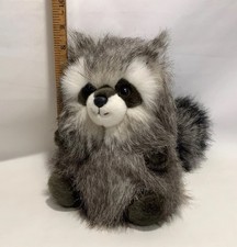 Aurora RACCOON Plush Realistic Stuffed Animal Luxe Boutique Mika EUC W/ TAGS**