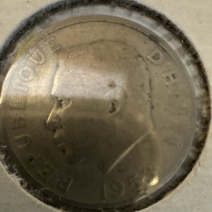 Haiti 10 Centimes Coin 1956 Circulated BN Color Uncertified Republique D'Haiti