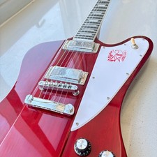 US Warehouse Firebird Red Electric Guitar Solid Body Fixed Bridge