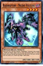 Raidraptor - Necro Vulture - WIRA-EN014 - Super Rare - 1st Edition - Heavily Pla