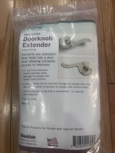 ABLEWARE TÜRKNAUFVERLÄNGERUNG Handstärke 2-2 Packungen (4-Verlängerung) 754161002 - Bild 2 von 4