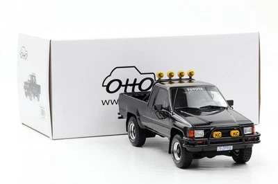 OTTOmobile 1:18 Toyota Hilux SR5 Moviecar Résine Noir Brillant 1985 - Photo 1/4