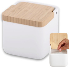 Porta Sale Grosso E Fino, Barattoli Sale per Cucina O Tavolo in Ceramica Con Cop