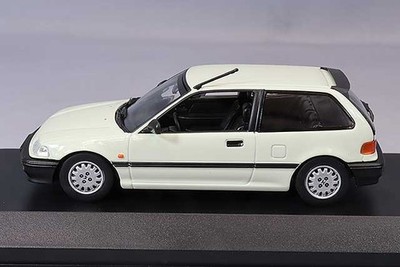 MAXICHAMPS 940161500 1/43 HONDA CIVIC 1990 WHITE Diecast Model Car