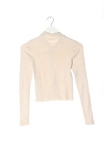 STRADIVARIUS Cardigan Donna Giacca Taglia IT 38 crema stile casual