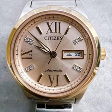 Excellent condition CITIZEN 6651 S105188 Automatic transparent back combination