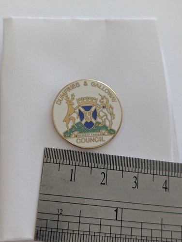 Dumfries & Galloway Council Enamel Pin Badge - Picture 2 of 4