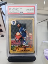 1987 Topps Tiffany - Bo Jackson #170 PSA 10 AUTO AUTH