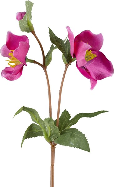 Kunstblume Christrose, 9Er Set, Farbe Orchidee, HöHe Ca. 38 Cm-image