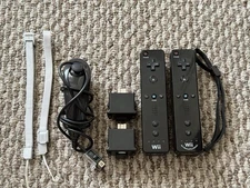 Nintendo Wii Remotes + Accessories (All Tested & Working)