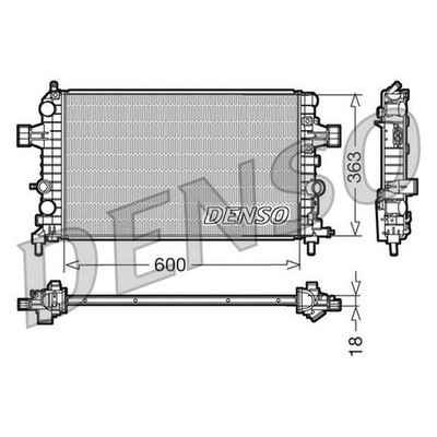   DENSO KÜHLER MOTORKÜHLUNG 1300266 NEU DE STOCK