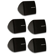 Theater Solutions TS30B Mountable Indoor Speakers Black 5 Piece Pack TS30B-5S