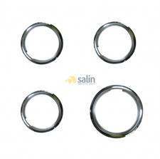 WESTINGHOUSE 525 STOVE COOKTOP COMPLETE TRIM RING SET WLE525WA 94000180215