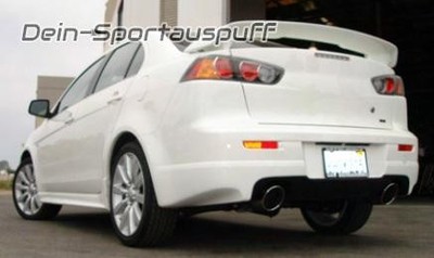 Borla Duplex Racinganlage ab Kat Mitsubishi Lancer Evolution 10 Evo X je 127mm