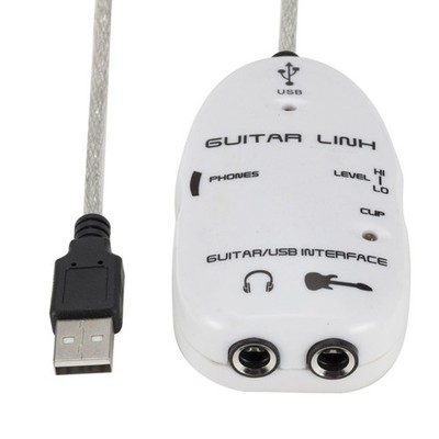 USB Guitar Link Cable Adapter For PC/Computer BAK