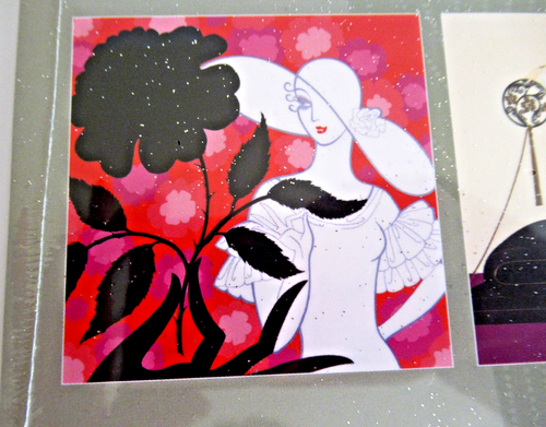 "ERTE / ART DECO / 2011 GLITTER CALENDAR" ~ *** GLAMOUR / RETRO FASHION *** #62 - Picture 11 of 15