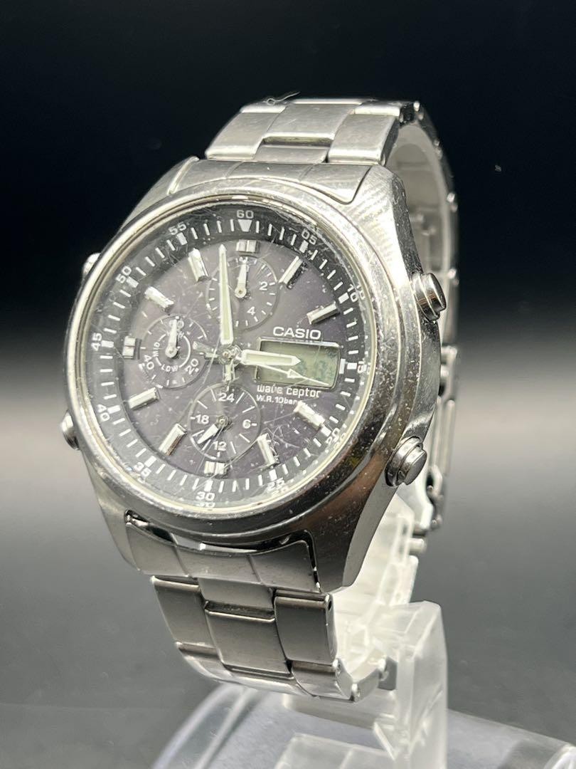 Casio Import WVQ-500DJ Wave Ceptor JDM Analog Digital Watch
