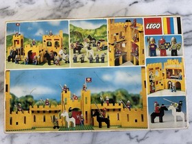 VINTAGE LEGO YELLOW CASTLE 375 PARTS UNOPENED MIB RETIRED SET BOXED 1978 TVE