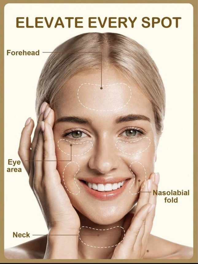 24K Gold Eye Patches for Puffy Eyes, 60 Pcs, Under Eye Patches 24k Gold - Image 4 of 4