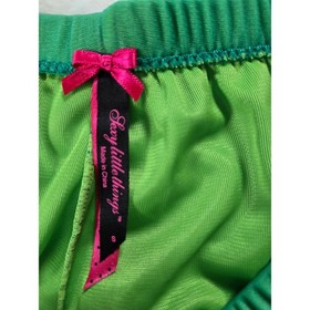 90s Y2K Victoria's Secret Sexy Little Things Green Lace Babydoll Ligerie Set S