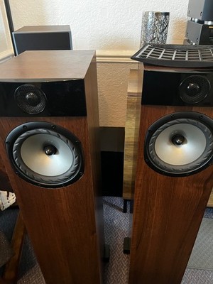 Fyne Audio F302 Walnut Floor Standing Speakers Pair | eBay UK