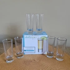 Set of 6 Dailyware 2 Oz Shot Glasses Tequila Shooters Cocktail Barware 