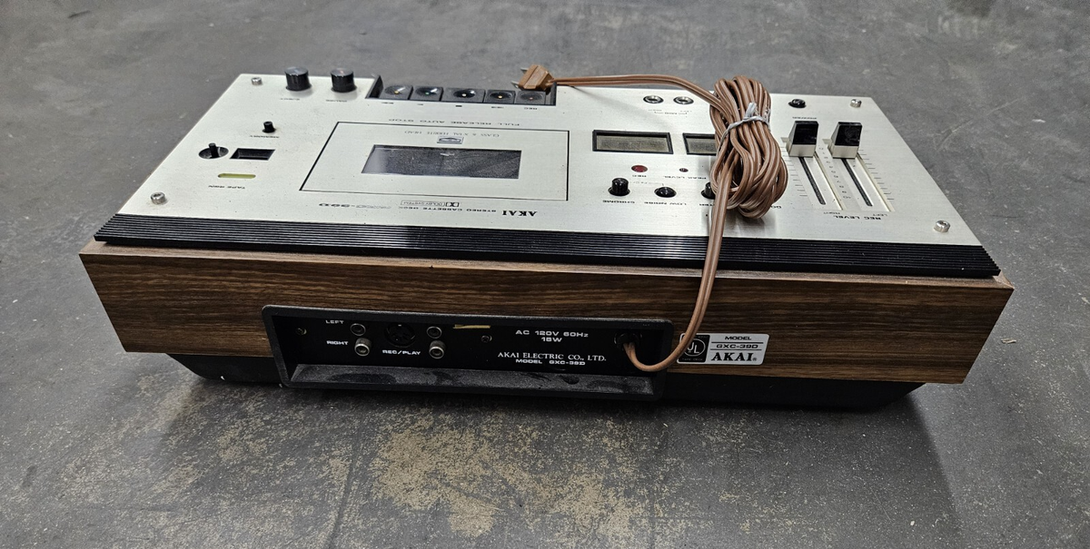 AKAI GXC-39D Stereo Cassette Player Recorder Dolby Used Vintage | eBay